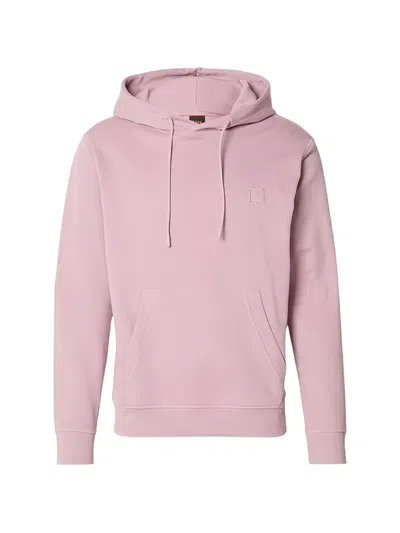 Hugo Boss Wetalk Drawstring-detail Hoodie In Pink