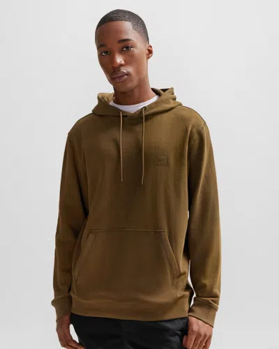 Hugo Boss Wetalk Mens Pullover Hoodie With Logo Patch