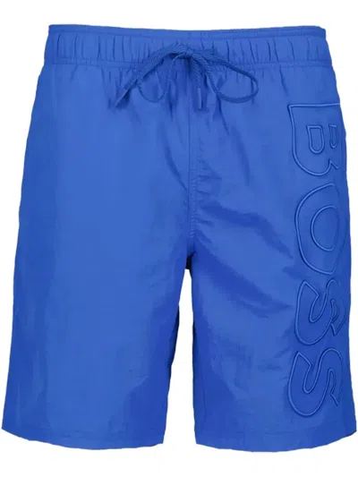 Hugo Boss Whale Swim Shorts In Blue