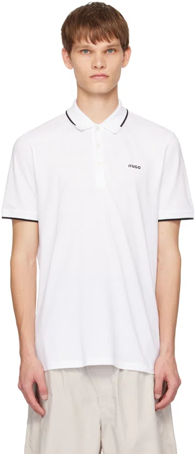 Hugo Boss Hugo Dinoso22 Polo T Shirt White