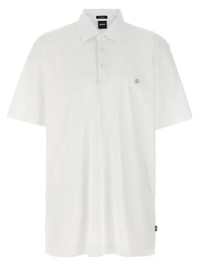 HUGO BOSS WHITE C-PARRIS POLO SHIRT