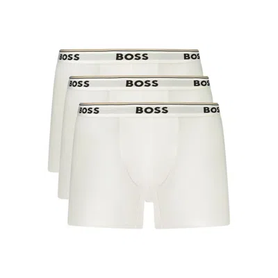Hugo Boss White Cotton Men's Brief