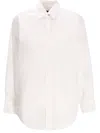 Hugo Boss White Cotton Shirt In White