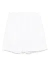 Hugo Boss Floral-lace Shorts In White