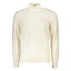 Hugo Boss White Cotton Sweater In Neutral