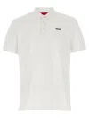 Hugo Boss Donos222 Polo Shirt In White