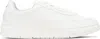 Hugo Boss White Faux-leather Zigzag Detailing Sneakers In White