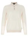 Hugo Boss White Lancione Polo Shirt In Neutral