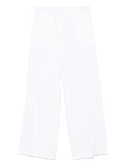HUGO BOSS WHITE LINEN TROUSERS