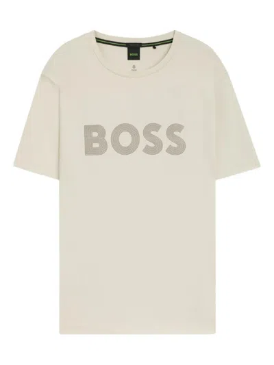 Hugo Boss Men White Logo T-shirt, Xxl Luxury T-shirts For Men Darveys