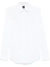 Hugo Boss Regular-fit Shirt In Easy-iron Cotton Poplin In White