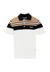 Hugo Boss White Polo Shirt For Boy With Logo In White