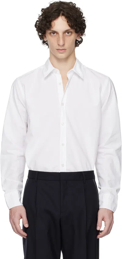 Hugo Boss White Regular-fit Cotton Poplin Shirt