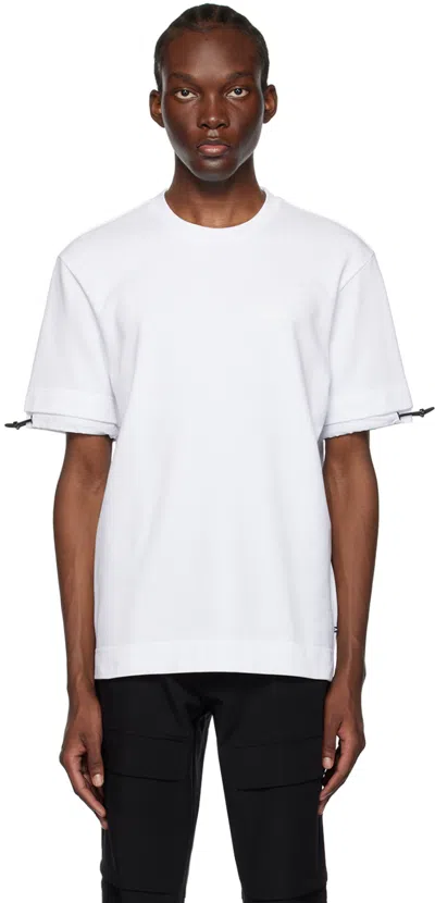 Hugo Boss White Relaxed-fit T-shirt In 100 - White