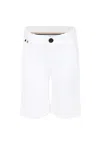 Hugo Boss White Shorts For Boy In White