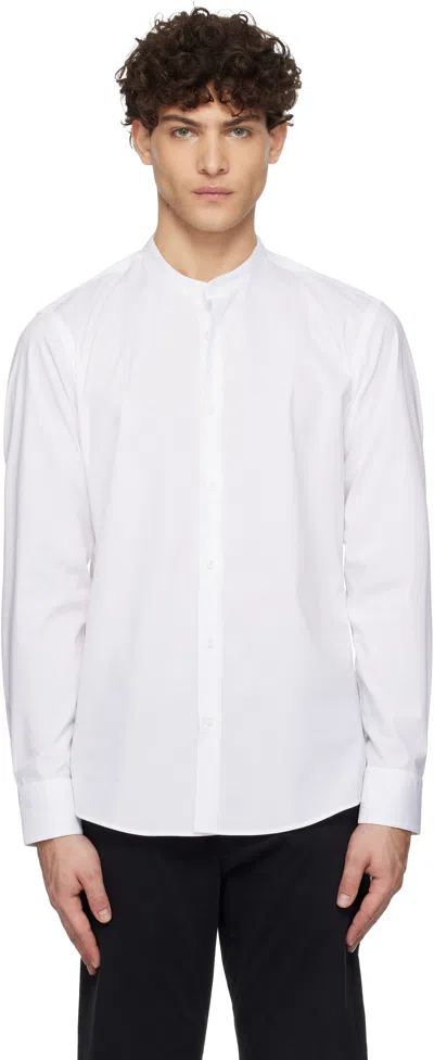 Hugo Boss White Slim-fit Shirt In 100-white