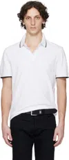 Hugo Boss Boss Parlay 190 Polo T Shirt White In Brown
