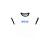 Hugo Boss White T-shirt For Baby Boy With Logo In White