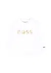 Hugo Boss White T-shirt For Baby Boy With Logo In White