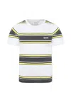 Hugo Boss White T-shirt For Boy With Logo In White