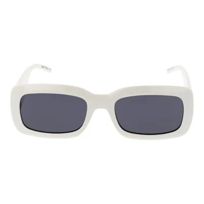 Hugo Boss White Unisex Sunglasses
