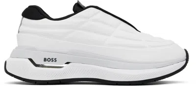 Hugo Boss White Void Sneakers In 100-white