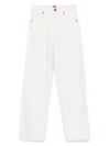 Hugo Boss Wide-leg Jeans In White