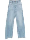 Hugo Boss Wide-leg Jeans In Blue