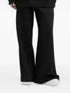 Hugo Boss Wide-leg Track Pants In Black