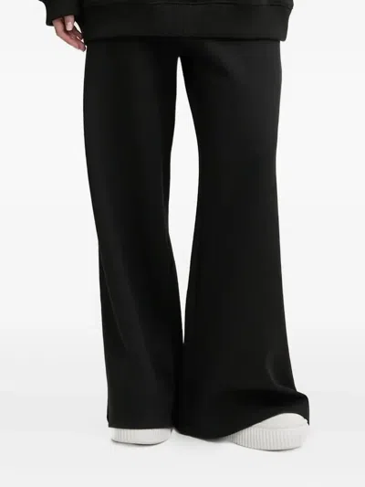 Hugo Boss Wide-leg Track Pants In Black