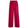 Hugo Boss Wide-leg Trousers In Stretch Fabric In Pink