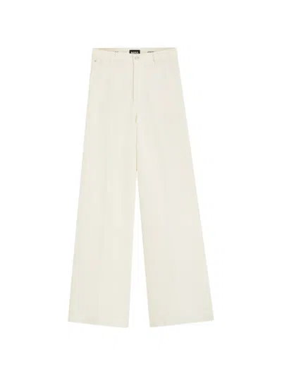 Hugo Boss 와이드 진 In White