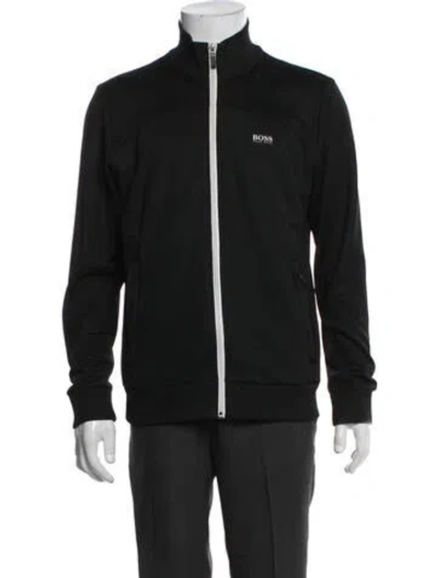 Pre-owned Hugo Boss Windbreaker In Black