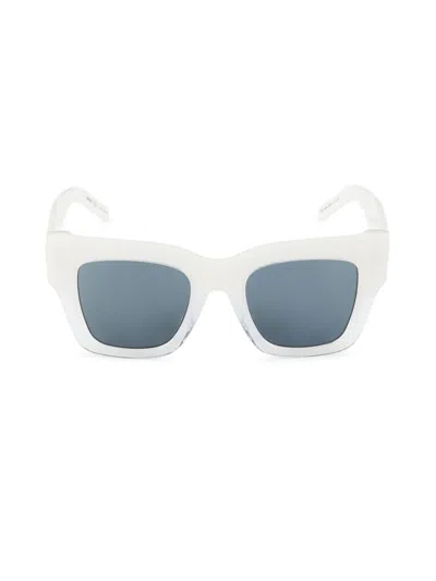 Hugo Boss Women's 51mm Square Sunglasses In White
