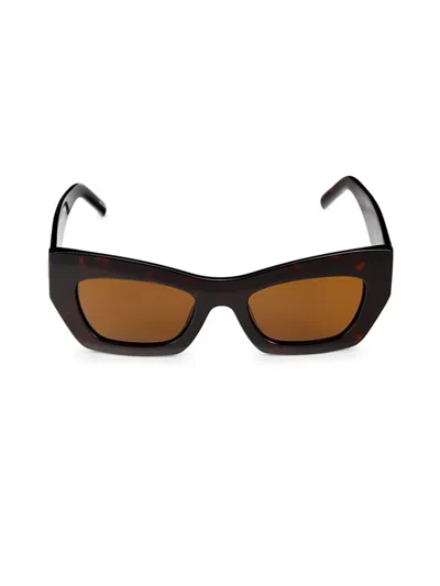 Hugo Boss Women's 52mm Cat Eye Sunglasses In Brown