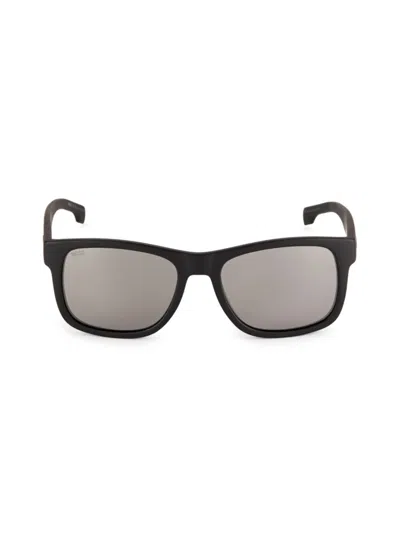 Hugo Boss Women's 55mm Polarized Square Sunglasses In Black