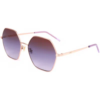 Hugo Boss Geometric-frame Sunglasses In Multi