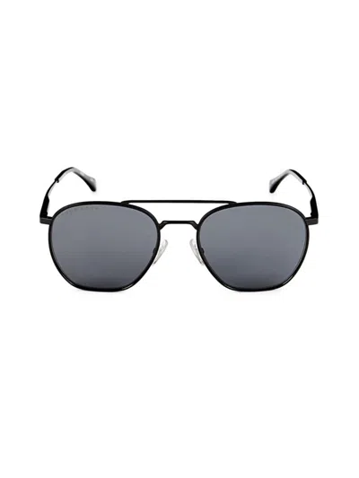 Hugo Boss Women's 57mm Aviator Sunglasses In Black