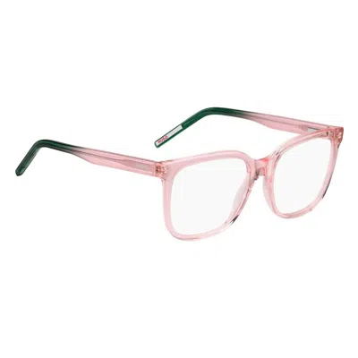 Hugo Boss Women's Acetate Optical Eyeglass Frames In Pink