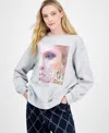 Hugo Boss Women's After Nightfall Cotton Sweatshirt In Gray