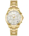 Hugo Boss Boss Alley Chronograph Bracelet Watch, 36mm In Gold