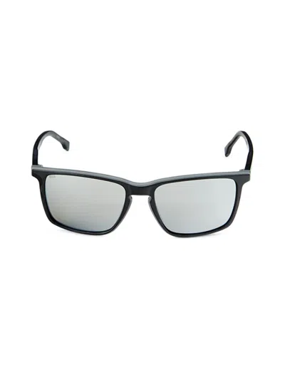 Hugo Boss Women's Boss 1556/o/s 57mm Rectangle Sunglasses In Dark Grey