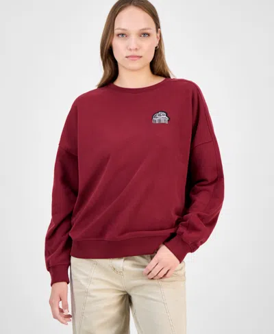 Hugo Boss Women's Cowboy Hat Graphic Sweatshirt In Red