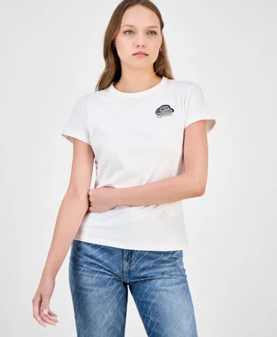 Hugo Boss Women's Cowboy Hat Graphic T-shirt In Gray
