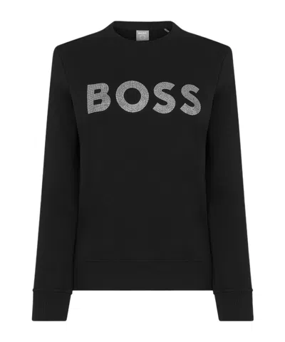 Hugo Boss Women's Crew Sweatshirt In Black
