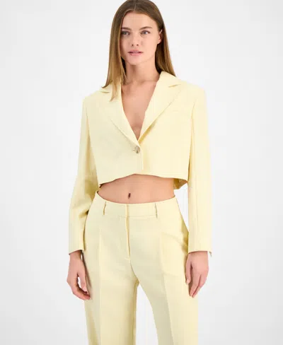 Hugo Boss Women's Cropped One-button Blazer