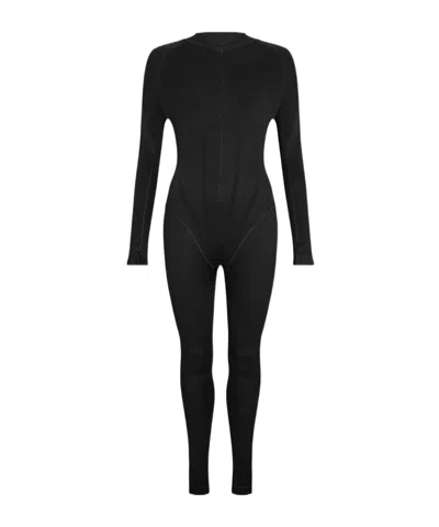 Hugo Boss Women's Eflight Short Sleeve Crew Sweatshirt In Black