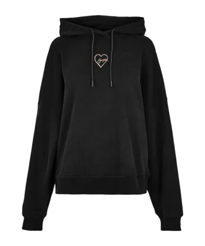 Hugo Boss Women's Ehoody Overhead Design Hoodie In Black