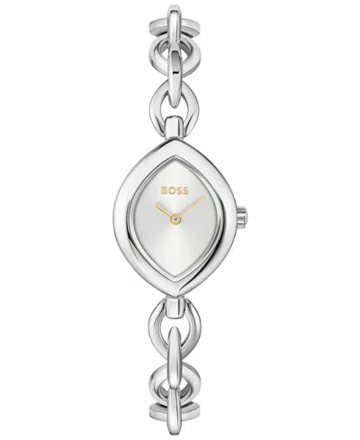 Hugo Boss Women's Fiora Quartz Stainless Steel Watch, 22.4mm In Silver