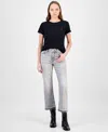 Hugo Boss Kick-flare Frayed Jeans In Gray
